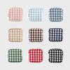Square Zipper Pouch Check Ver_ 9 Colors