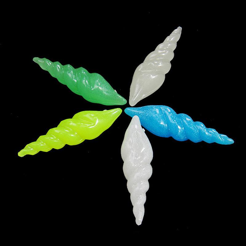 20/50/100Pieces/Bag Luminous Conch Shell Starfish Long-Term Luminous Artificial Luminous Decorations Aquarium Landscaping