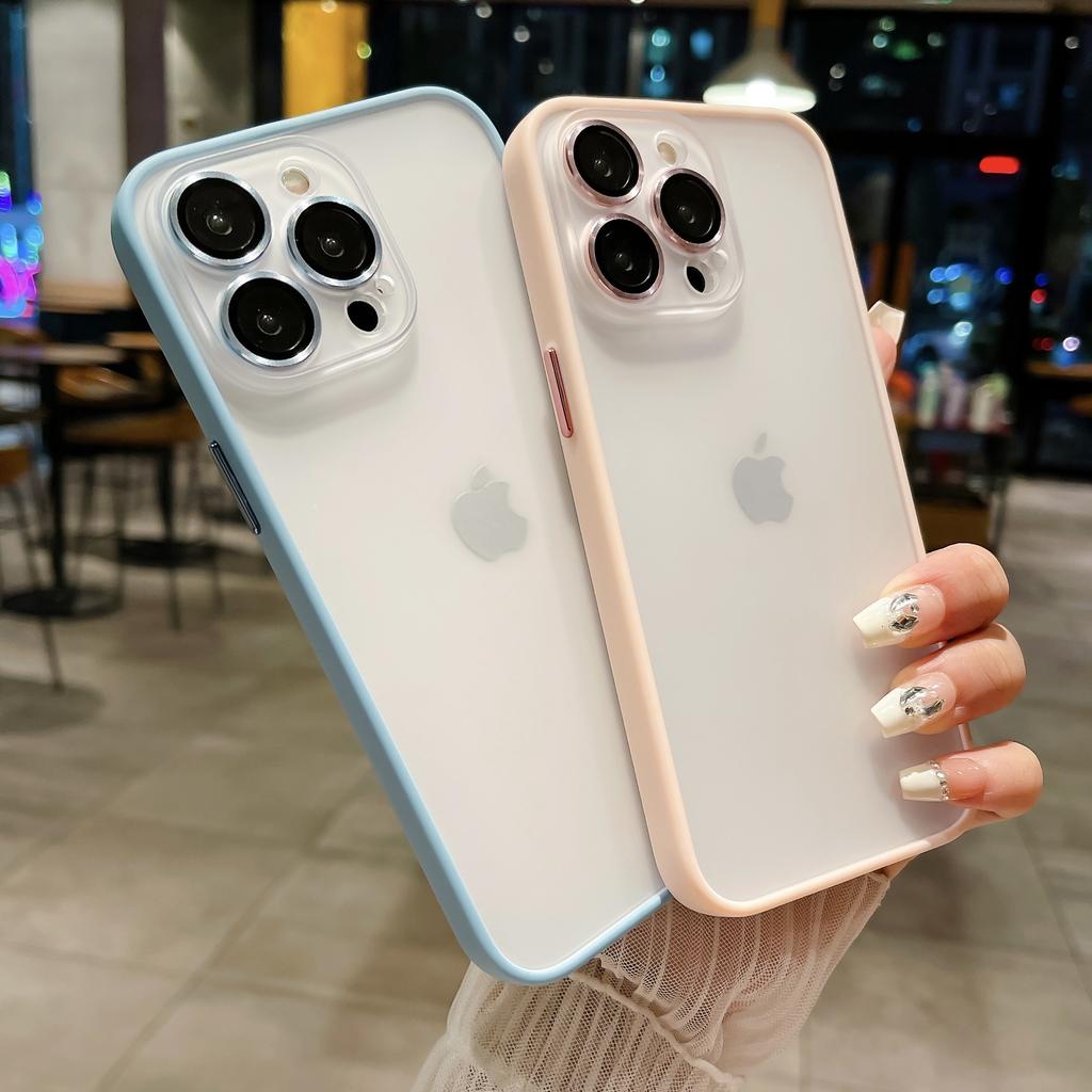 Suitable for IPhone15, Skin-like Macron Phone Case, Apple 14promax, Eagle Glasses, Head Mask, Frosted Protective Case