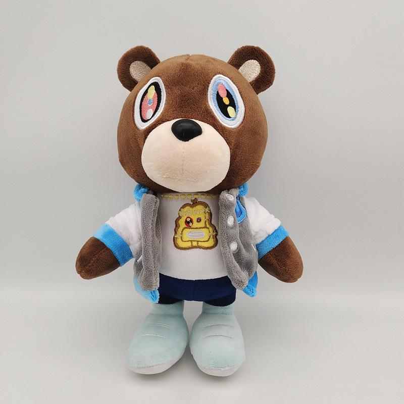 In-Stock Kanye Teddy Bear Plush Toy Figure 25cm, 120g