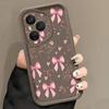 Soft TPU Phone Case For Honor 400 Pro 200 Pro X8c X9c Smart X6b X6c X6a Magic7 Lite Pink Bowknot Pattern Silicone Protect Cover