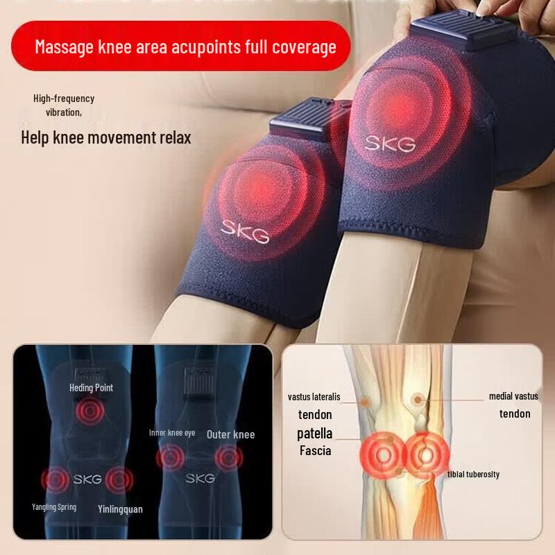 SKG W3 Enjoy Heated Knee Massager (Pair) CN plug (adapter included)