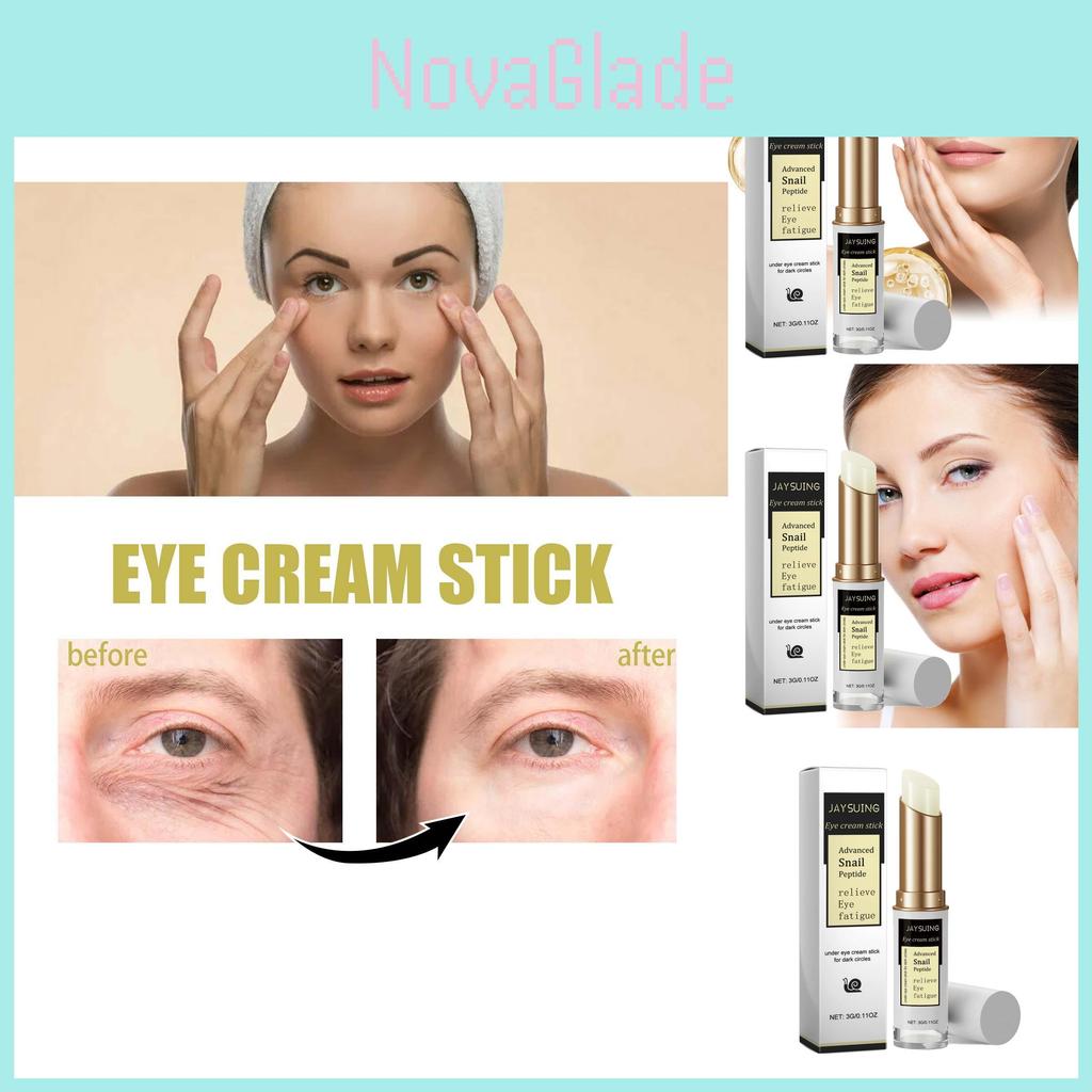 Jaysuing Snail Eye Cream Stick For Diminishing Fine Lines And Dark Circles 3g