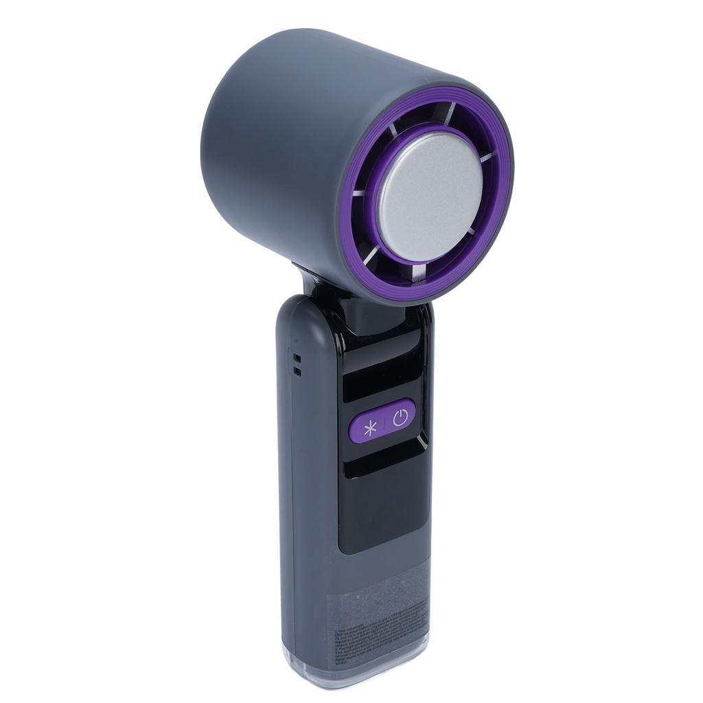 Handheld Cooling Fan with LED Display High Speed Brushless USB Rechargeable Small Fan for Home Travel Office