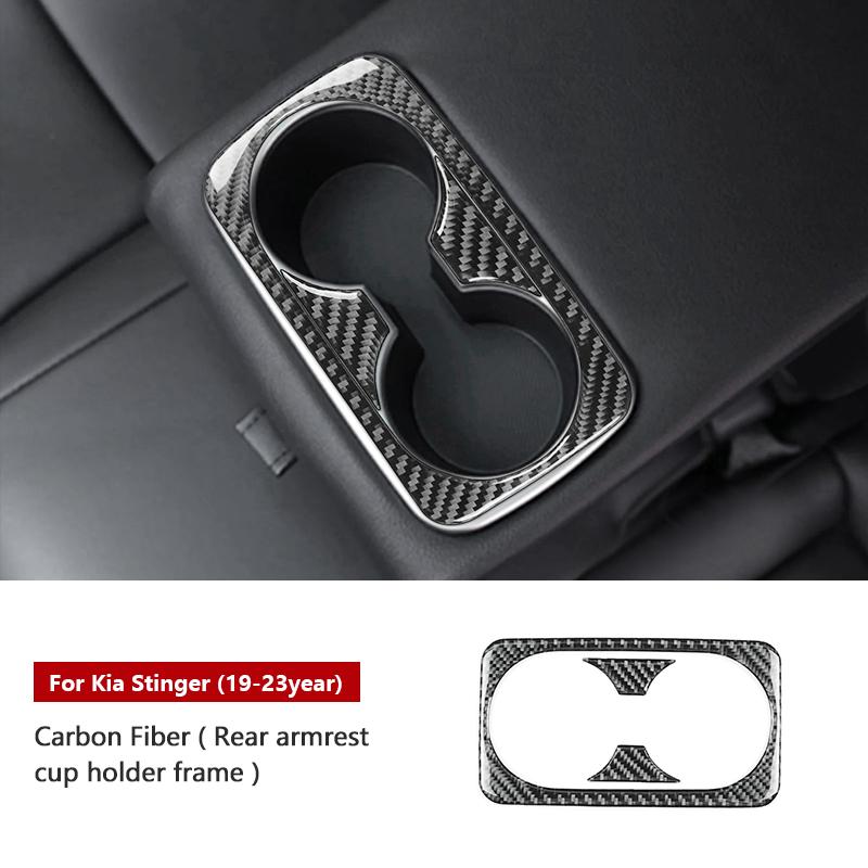 ES Carbon Fiber Other Interior Accessories for KIA Stinger 19-23 Year Full Set of Parts Carbon Fiber Stinger Accessories