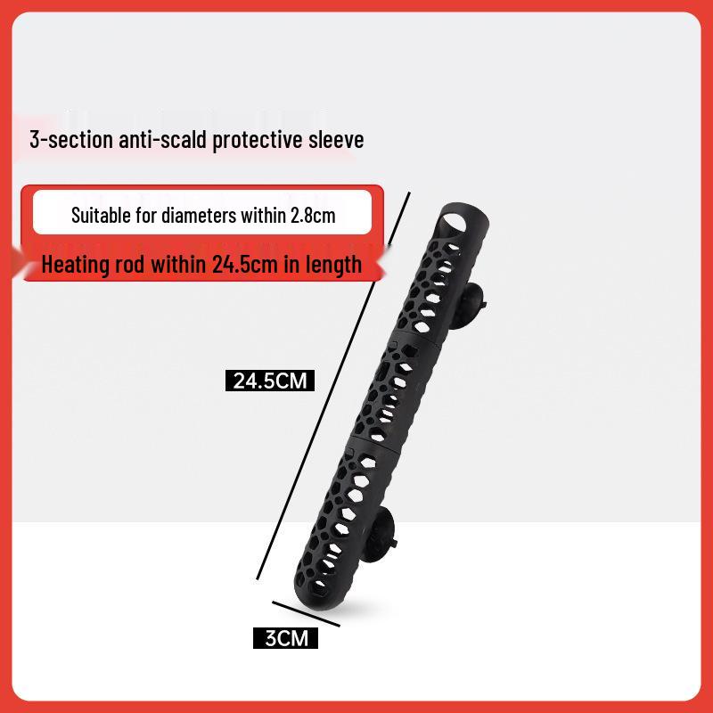 Shockproof Anti-Scald Protective Sleeve for Aquarium/Turtle/Plant Tank Heater Rod