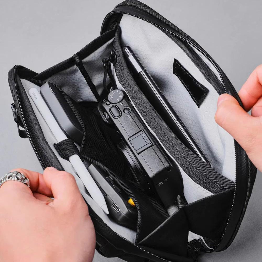 New Waterproof XPAC Nylon Men's Multifunctional Crossbody & Handbag