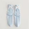 Women's Summer Thin Sweet Bow Mesh Breathable Mid Tube Socks