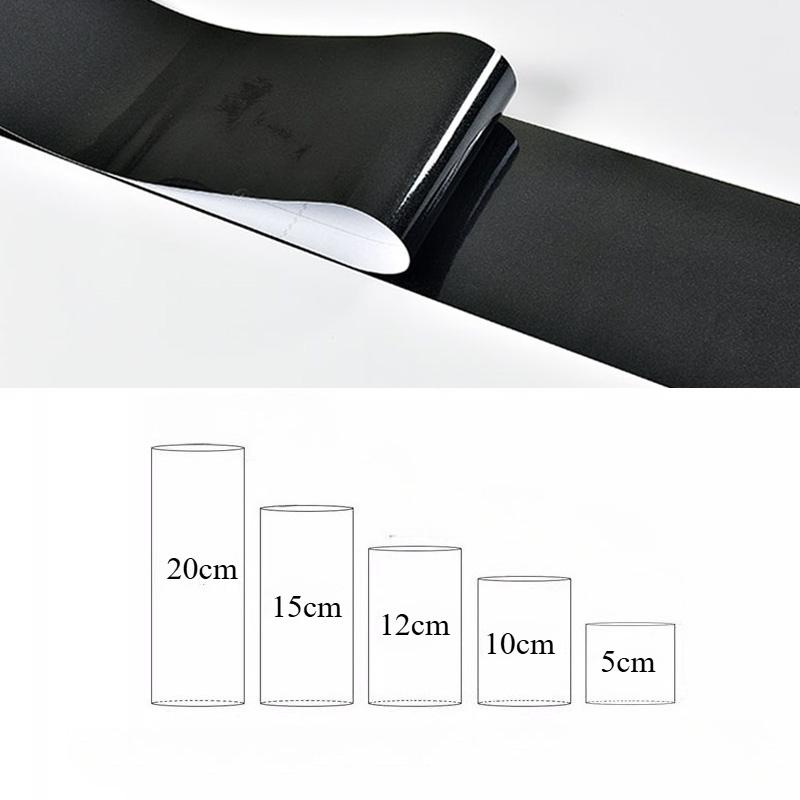 10meter Long Waterproof Self-adhesive PVC Baseboard Sticker Wood Grain Marble Wall Border Stickers Vinyl Decals Home Decor