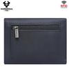 Humerpaul Ladies First Layer Cowhide Three-folding Wallet RFID Anti-theft Brush Portable Wallet Multi-card Slot Large-capacity Multi-compartment