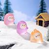 Light Up your Model Car and Doll House Scene with Our 1PC Luminous Penguin Doll Desktop Decor
