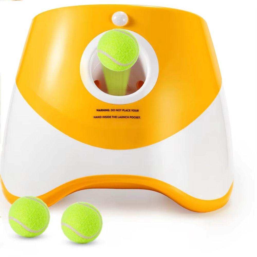 Automatic Dog Ball Launcher Creative Ball Throw Device Dog Elastic Ball Toys  Indoor/Outdoor
