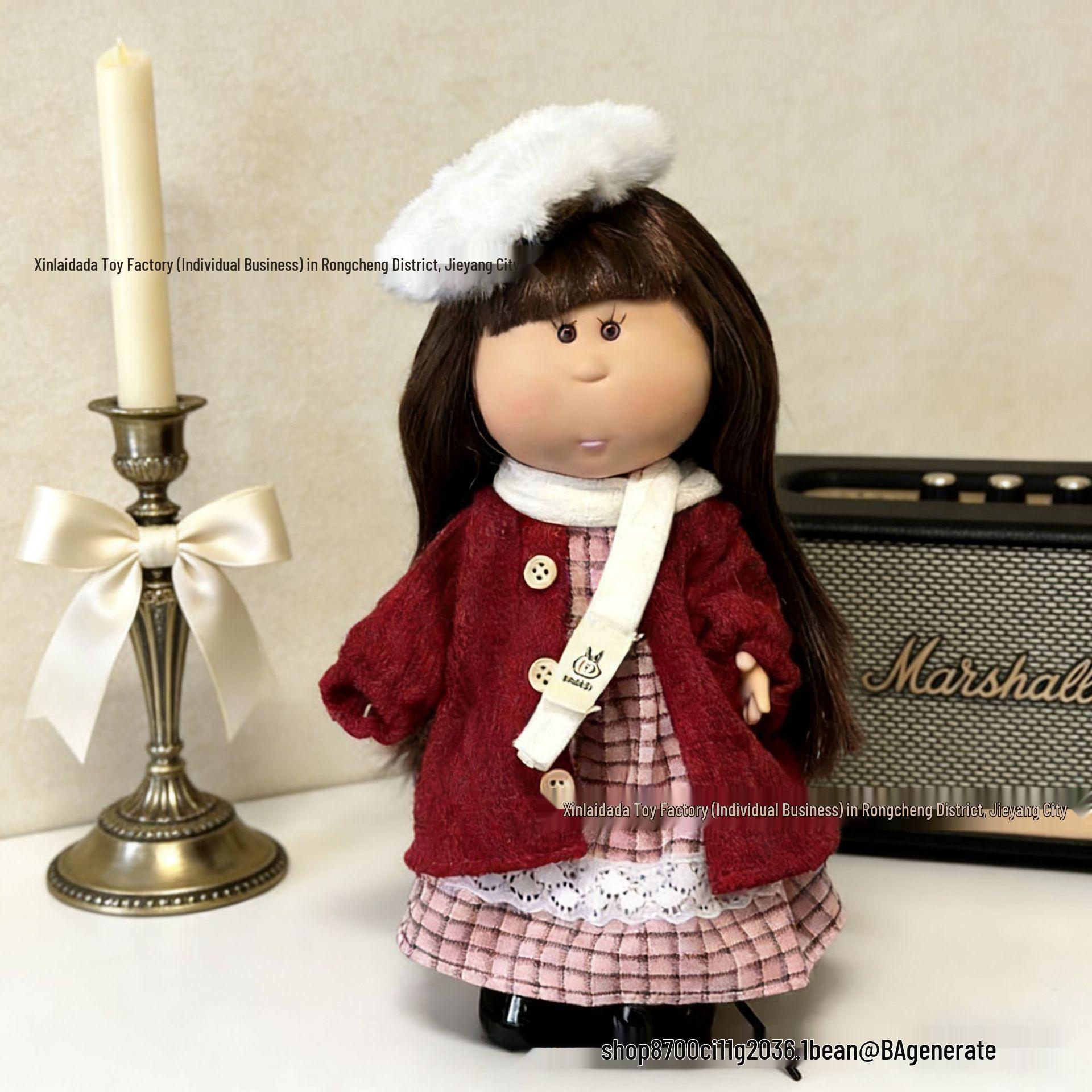 24cm Spanish Mia Potato Doll Outfit Set - Full Plush Dress & Changeable Clothes Clothes Only (No Doll and Shoes)
