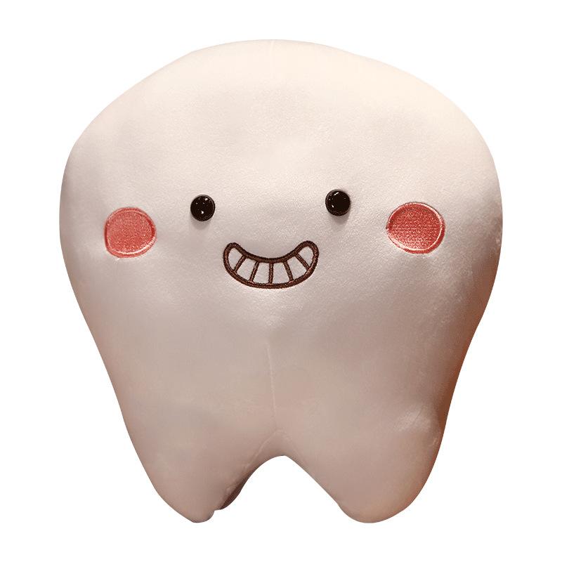 Cartoon Personalized Teeth Pillow Plush Toy Cushion Software Sleeping Pillow Home Decoration