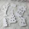 6Pcs Christmas Theme Candle Holder Molds for Candle Holder Plaster Decoration Christmas Decoration Chocolates, Fondant