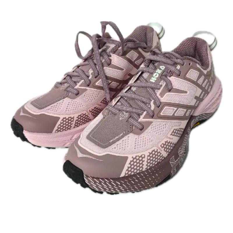HOKA ONE ONE SPEEDGOAT 2 Abrasion Resistant Low top Running Shoes Unisex Pink Purple Sneakers 1162710-CSCM