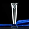 Customized Transparent Crystal Trophy, Column Sculpture, Glass Decoration, Competition, Activities, Awards, Home Decoration, 1Pc