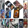 Cover for Samsung Galaxy Note 20 9 8 S8 S10 S9 Plus A54 A33 A21S A31 M21 S10E A17 Coque Phone Case Anime Gaara Narutos Kakashi