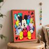 Disney Mickey Mouse Pop Art oil painting kit handmade diy gift home decoration wall decor colorful modern craft for living room bedroom office 126