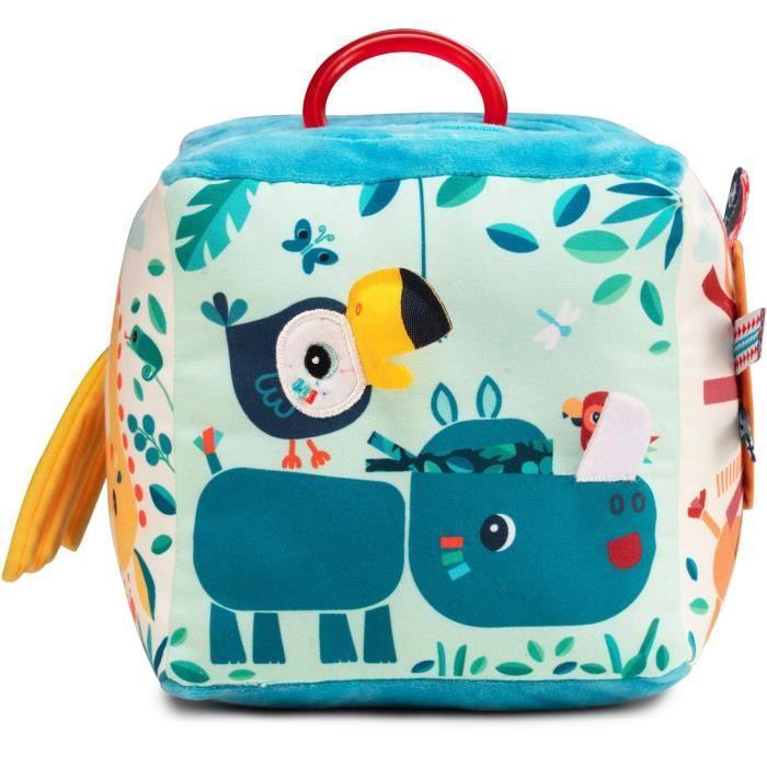 Cube D'activités - LILLIPUTIENS - Jungle - Mixte - Enfant - Blanc