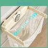 Plastic Trash Bag Holder Wall Mount With Foldable Design For Kitchen And Bathroom Storage