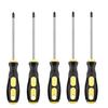 "Rubber-Coated Magnetic Screwdrivers: Manual Cross, Flat-Head, and Plum Head for Household Use"