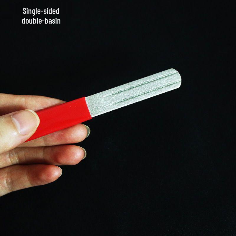 Diamond Hook Sharpener: Double-Sided Stone for Various Fishing Hooks