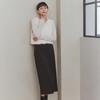 [Comme Ca Ism] Shiny Crew Neck Top 12-68CM09-205 Ivory L