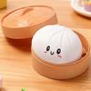 Soft Fidget Dumpling Sensory Toy With Steamer Squishy Bun Novelty Dumplings Squishy Toy  Halloween