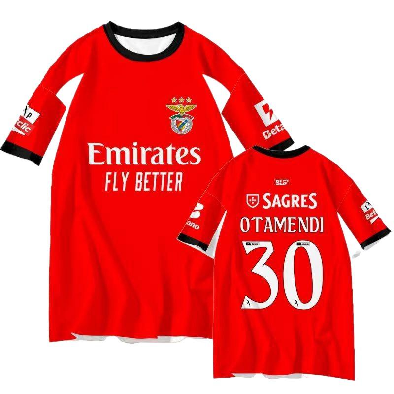 Benfica Home & Away Jersey: #10 Di Maria, #14 Pavlidis - Fan Version Football Kit