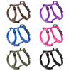 Lightweight Breathable H-shaped Dog Harnesses with Leather Handle Adjustable Reflective Soft Nylon Vest Harness Dogs Accessories