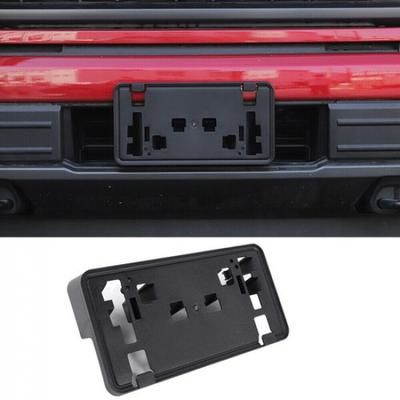 Schwarzer Frontstoßstangen Kennzeichenhalter Montagehalter Abdeckung Für Ford F-150 21+