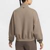 Nike Dri-Fit Impossibly Soft Quick-Dry High Neck Skin-Friendly Soft Sweatshirt Women Sweatshirt Mink-Brown Mineral-Gray HQ8189233