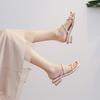 717-2 Half-drag women's outer wear 2025 summer new Roman versatile sandals with skirt cool slippers
