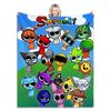 Sprunki Incredibox Game Soft Fuzzy Plush Throw Blanket for Couch Bed Multi-Sized Napping Bedspread All Seasons Comforter
