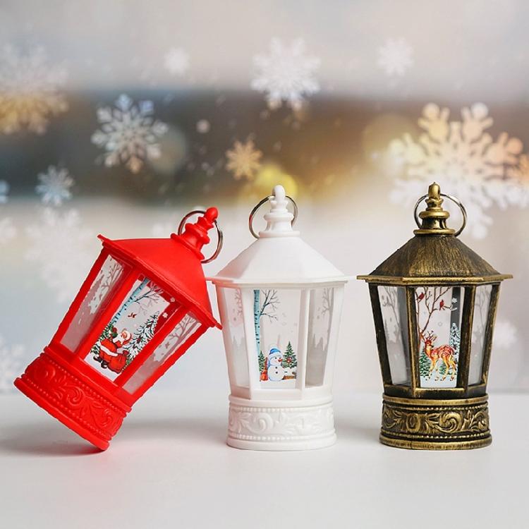 Christmas Lantern LED Lighted Holiday Hanging Home Decorations Family Gift