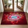 Bayern Munich Design Crystal Velvet Rug Soft Decorative Mat for Bedroom Entrance