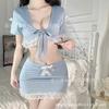 Sex Uniform Passion Sexy Secretary Split Suit Nightclub Hip Skirt Underwear Student JK Uniform