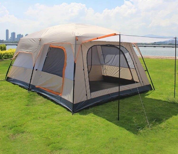 Family Camping Tent Waterproof 7 Person 380X260X200 Cm
