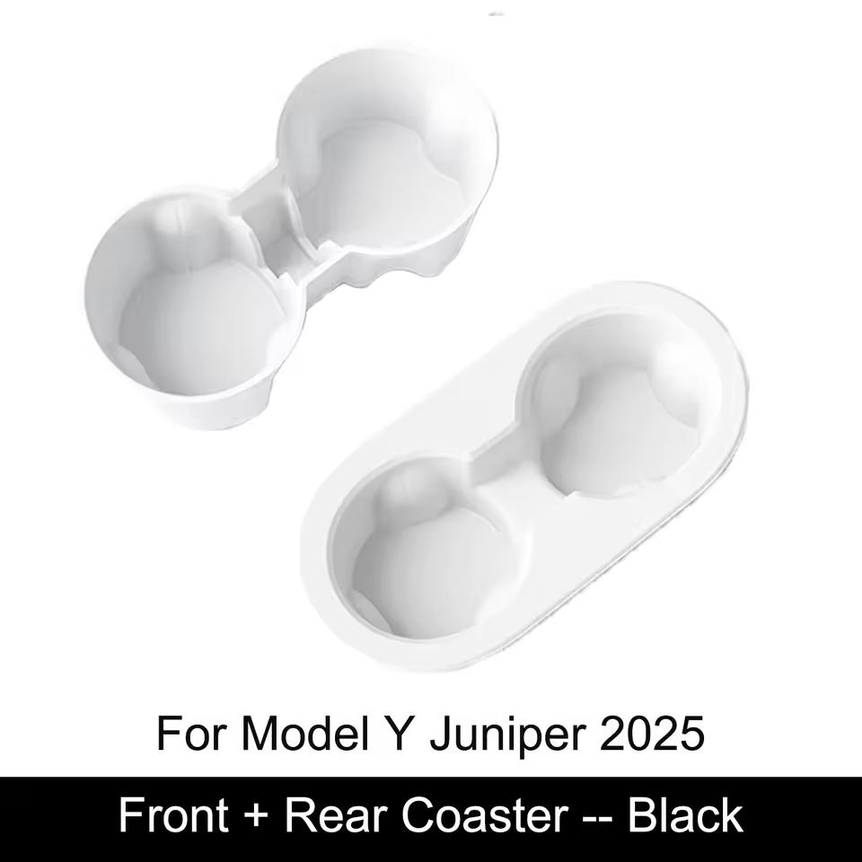 Silicone Central Control Cup Holder for Tesla Model Y Juniper / YL 2025 Beverage Storage Rack Interior Accessories Storage Case