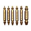6pc Tool Set Double Headed Screw Extractor Damaged Screw Extractor Tool Set Removing Loose Teeth Broken Wires and Reverse Teeth