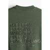 H M Loose Fit Print sweatsHirt Dark Green New York