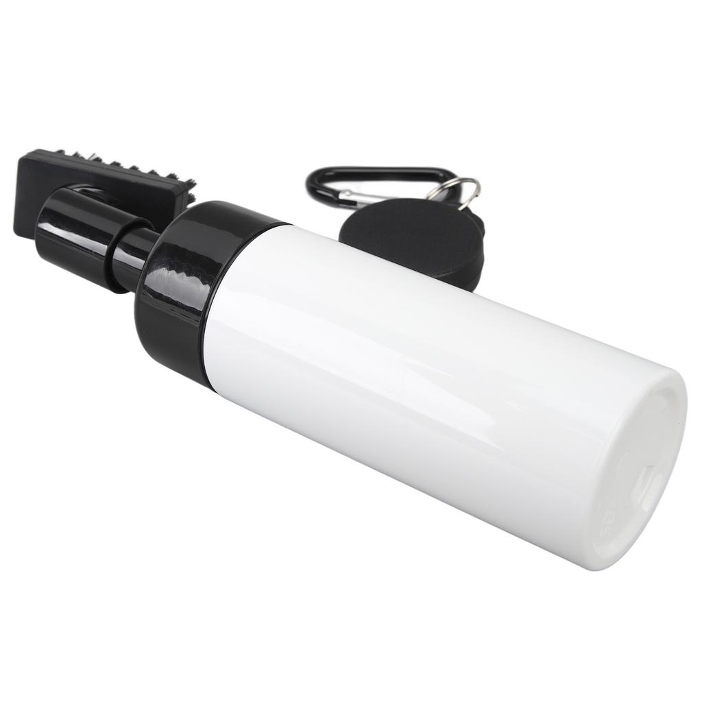 Golf Water Brush with Nylon Bristles 160ML Detachable Water Bottle Water Spray Golf Cleaning Tool with Retractable Rope