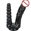Female Double-Headed Phallus & Anal Plug, Large Vulva Perineum Stimulator for Lesbian Use