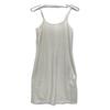 CLANE 25 Stainless Steel 18112-5182 White Random Shirring One Piece Dress 1 whiteUsed