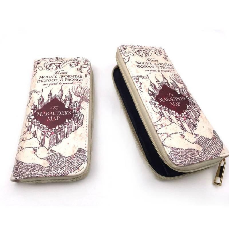 Long Potter Wallet Double Layer High Capacity Card Holder Students Gifts