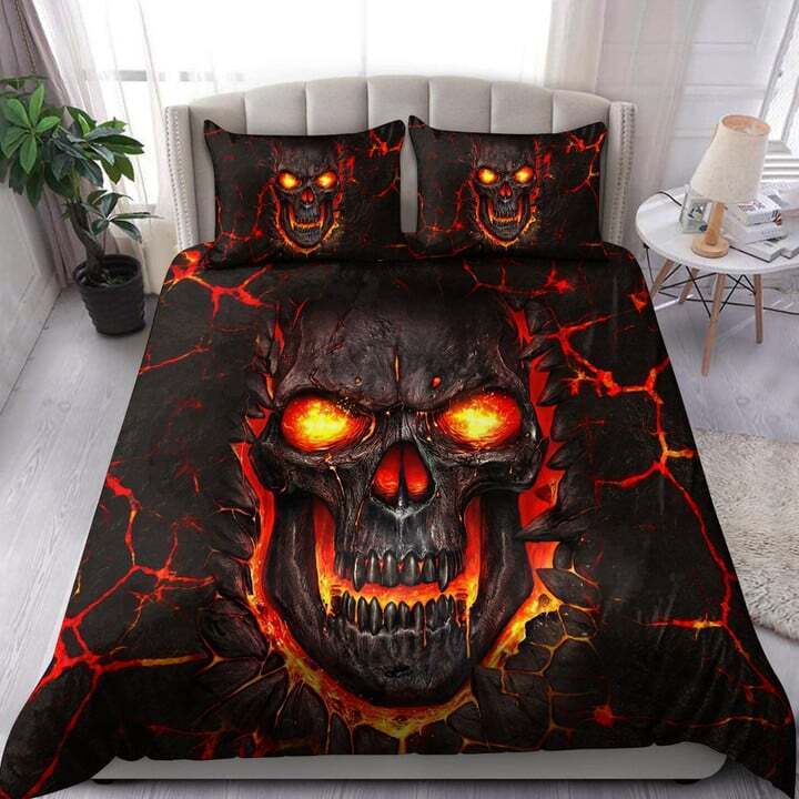 Skull Bedding Set Butterfly Duvet Cover Soft Comforter Cover Sets