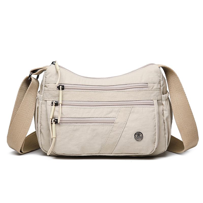 Women's Multi-Compartment Crossbody Bag Mother Bag Large Capacity Lightweight Commuter Shoulder Bag