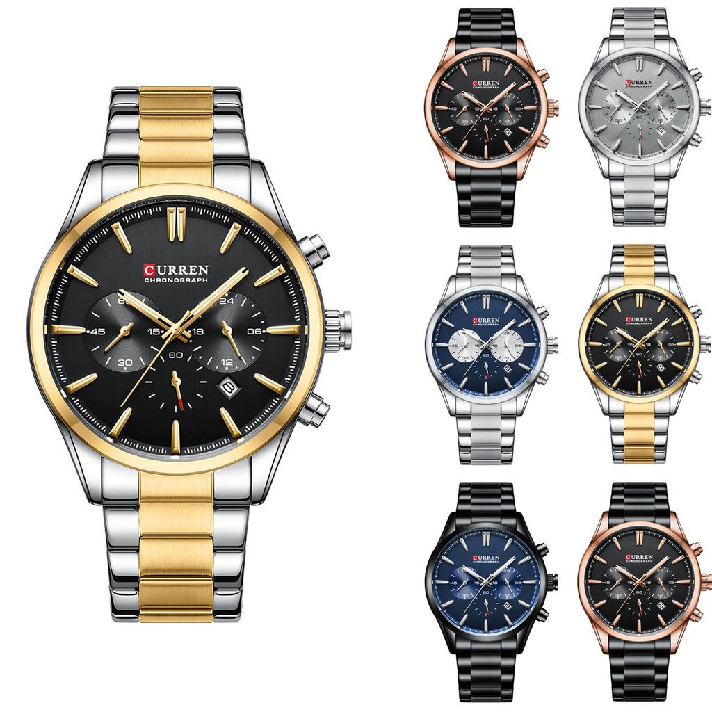 Men's Waterproof Luminous Running Alarm Clock Watch