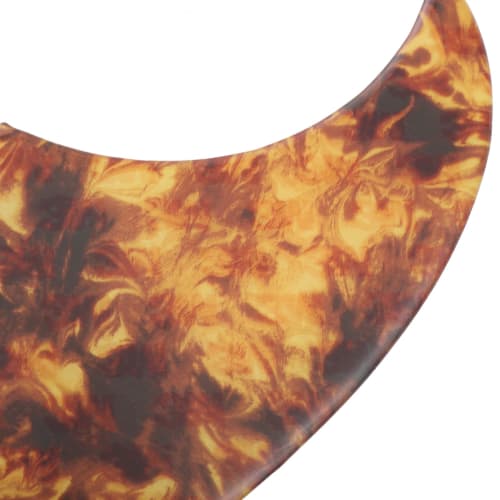 Dreld Guitar Pickguard Scratch Sticker Board with Adhesive Backing, Turtle Shell Guard, Rounded Corners, Protective Plate, Universal for Acoustic, Fol